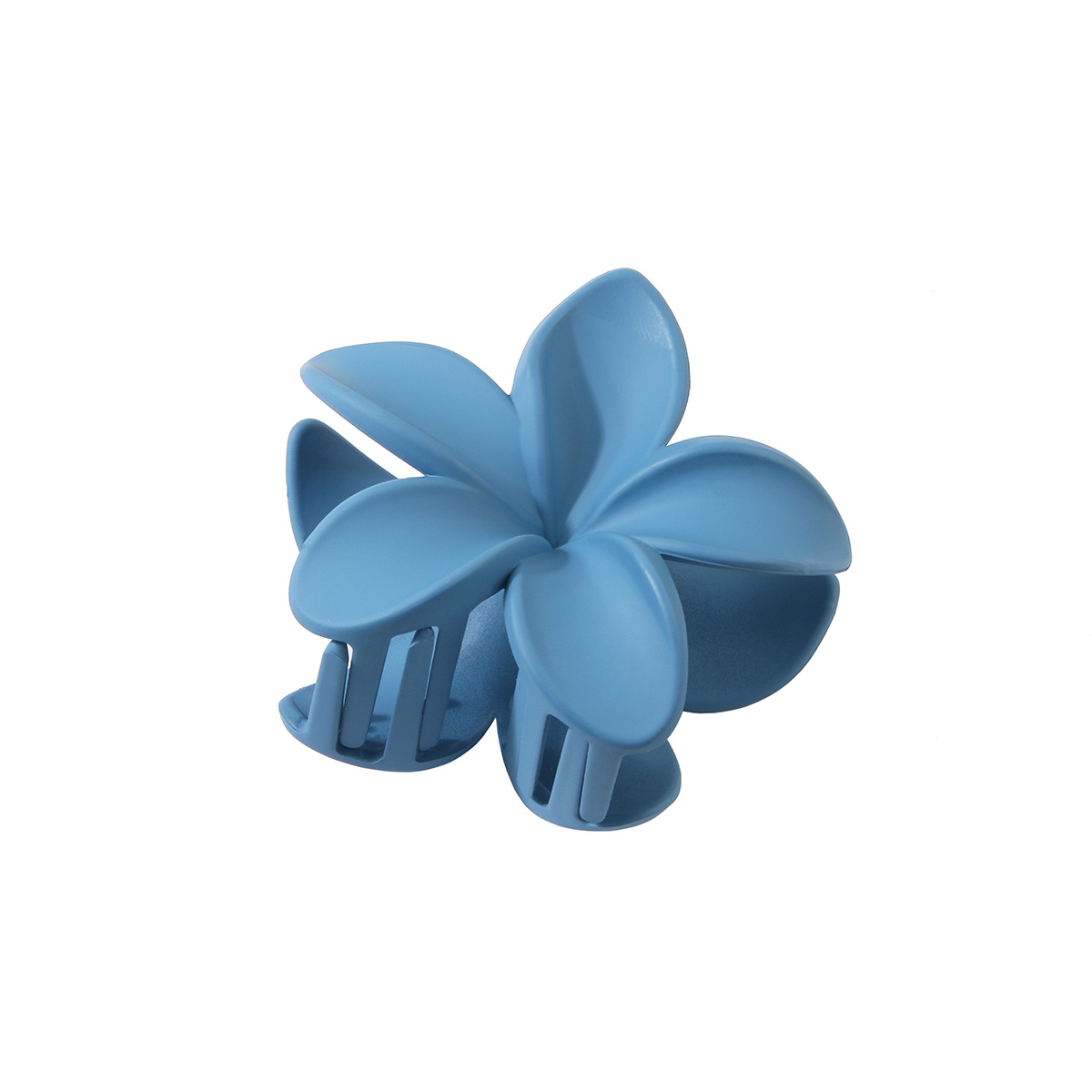 Women's Hair Accessories 8CM Flower Hairpin Frosted Large Plumeria Clip Back Of The Head Hair Shark Clip_voghion.com