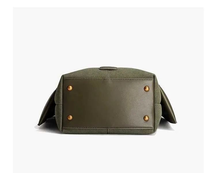 Sacs à bandoulière en cuir souple givré pour femmes élégantes et solides, grande capacité, sacs composites décontractés pour femmes C241212_voghion.com