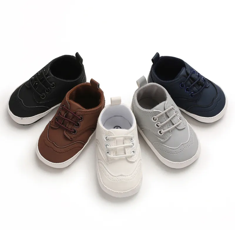 Baby baptism For Boy Newborn White Causal Soft Sole Antiskid Girl Cutefeet Lightweight Toddler Infant First Walker Shoes_voghion.com