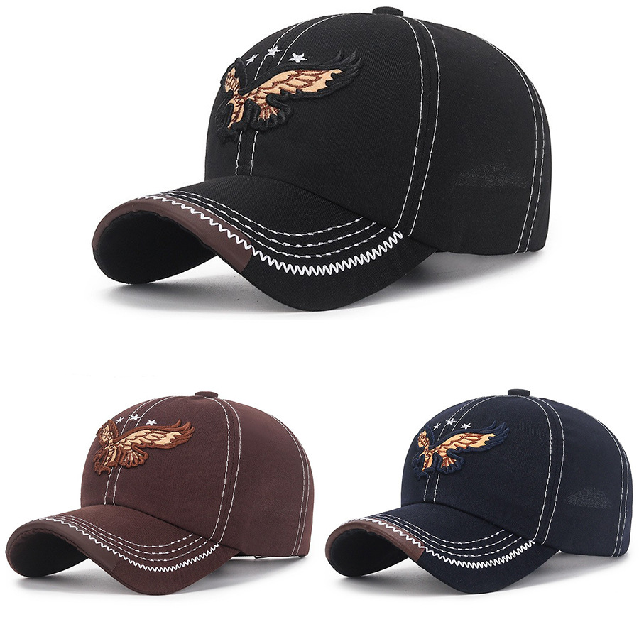 Chapeau de mode pour hommes casquette de baseball polyvalente tridimensionnelle protection solaire d'été loisirs jeunesse casquette pare-soleil femme style européen et américain_voghion.com
