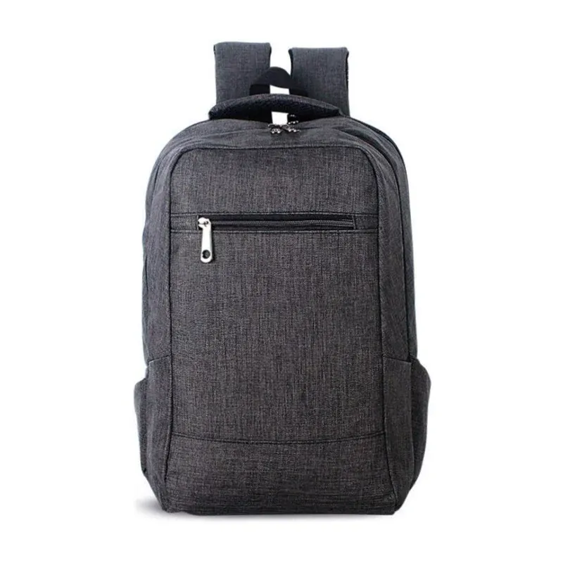 Men Laptop Business Computer Daily Use Women Men's Bag Backpack Grey Leisure Backpacks_voghion.com