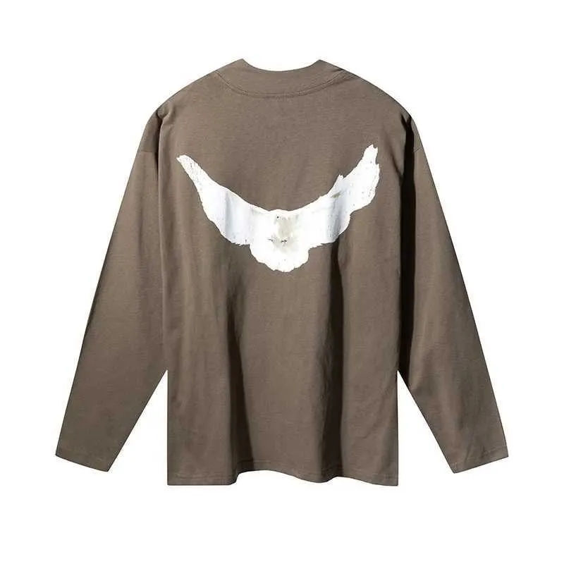 Dove Print Kapuzenpullover Männer Frauen Streetwear Sweatshirts Hochwertiger Pullover aus schwerem Stoff der Saison 6 WY634_voghion.com