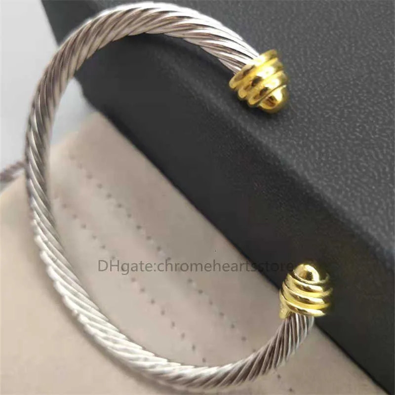 Bangle Bracelet Designer X classic cable Pearl Loop Women Fashion Cuff Twist Bracelets Jewelry 14k Plated Wedding Gifts_voghion.com