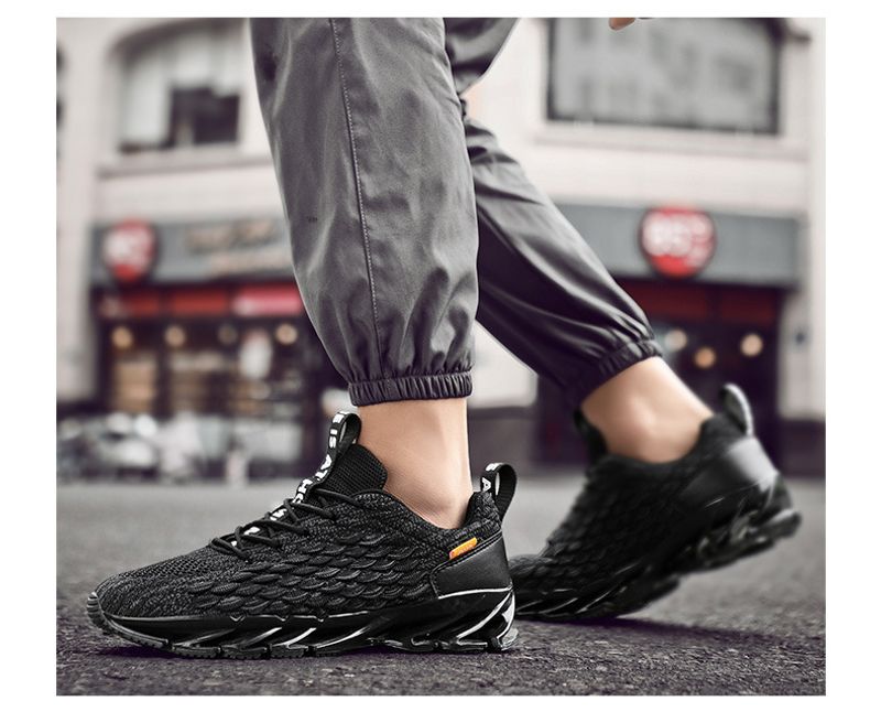 Fish Scale Blade Net Sport Casual Running Herrenmode Schuhe_voghion.com