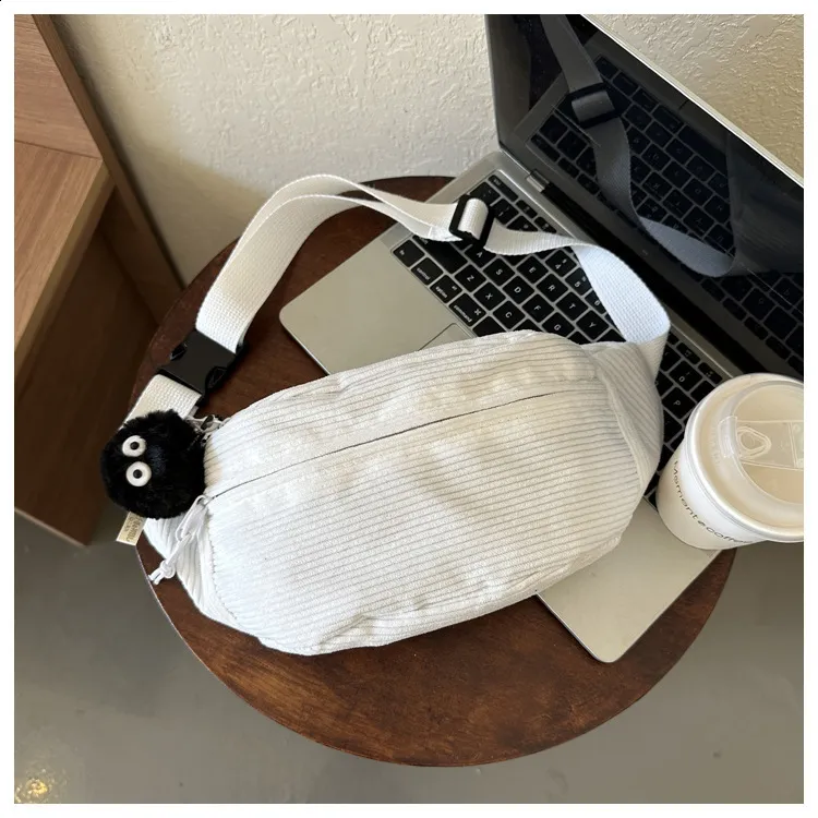 Frauen Taille Cord Student Schulter Handtasche Crossbody Brust Brust Tasche Fanny Pack Mode Telefon Weibliche Bum Gürtel Geldbörse_voghion.com