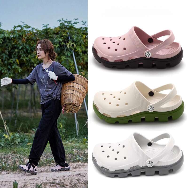 Sommer-Damensandalen mit rutschfester, erhöhter Kopfbedeckung, optionale Strandschuhe_voghion.com