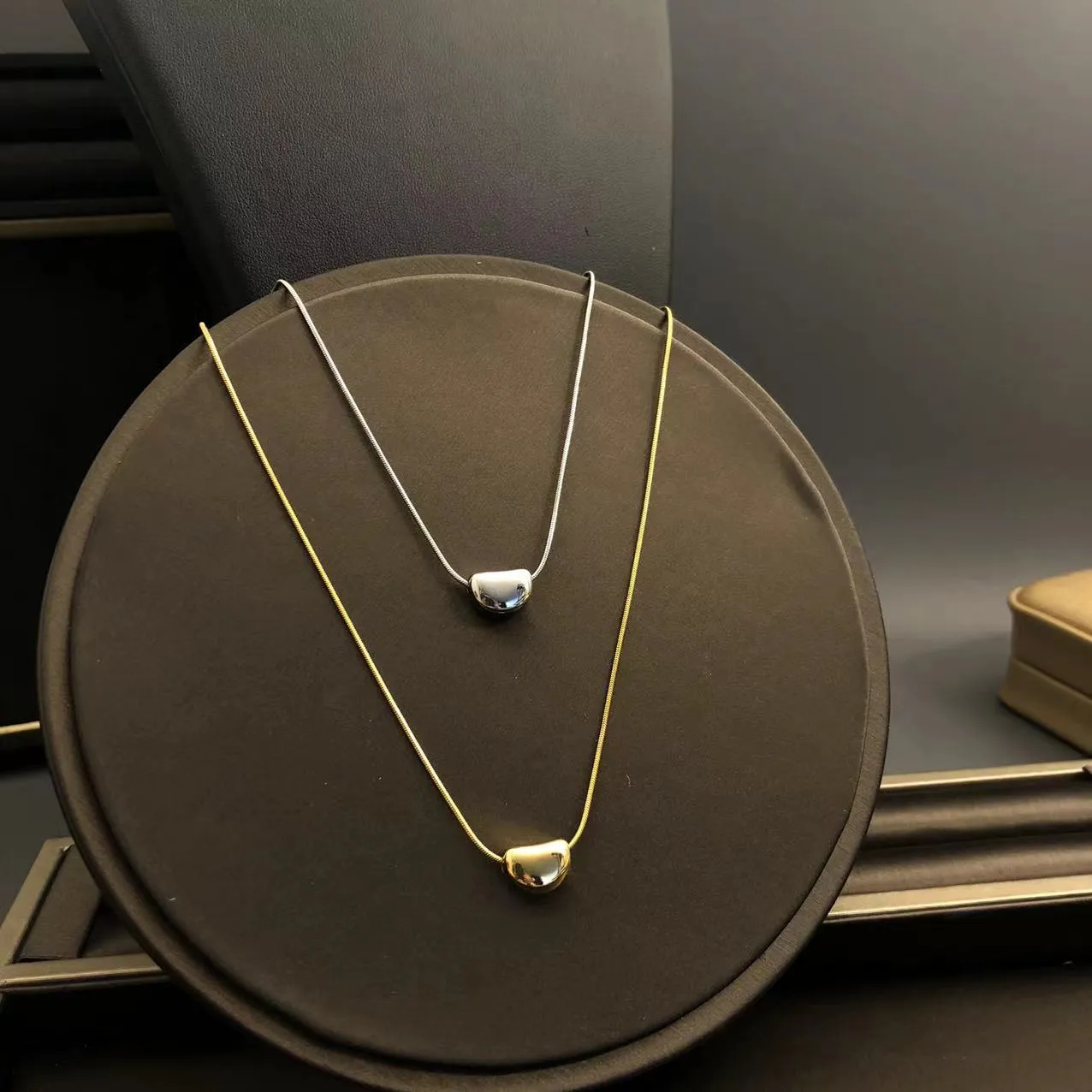Minimalistische Halskette Mit Anhänger Für Damen Romantisch_voghion.com