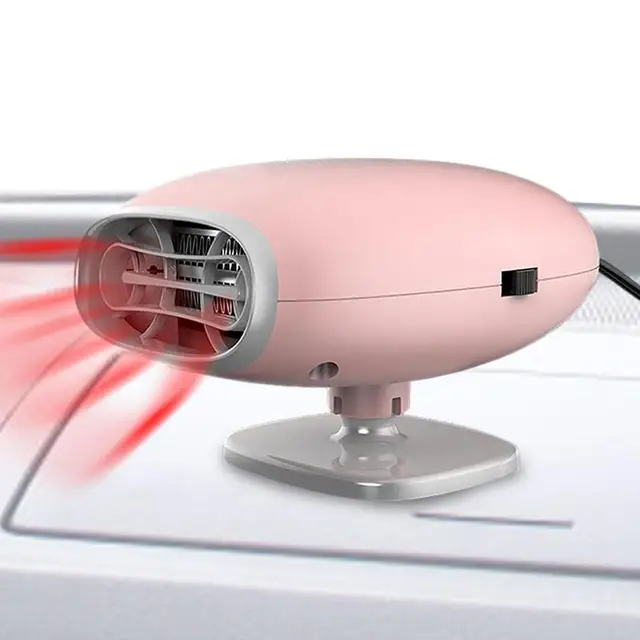 12V 150W Verwarmingsventilator met snelle verwarming, draagbaar, 360 graden verstelbare voorruitontdooier voor auto-accessoires_voghion.com