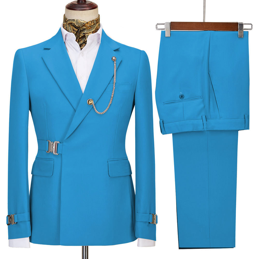 Men's Clothing New Two Piece Suits Casual Business Suits For Groomsmen And Groomsmen_voghion.com