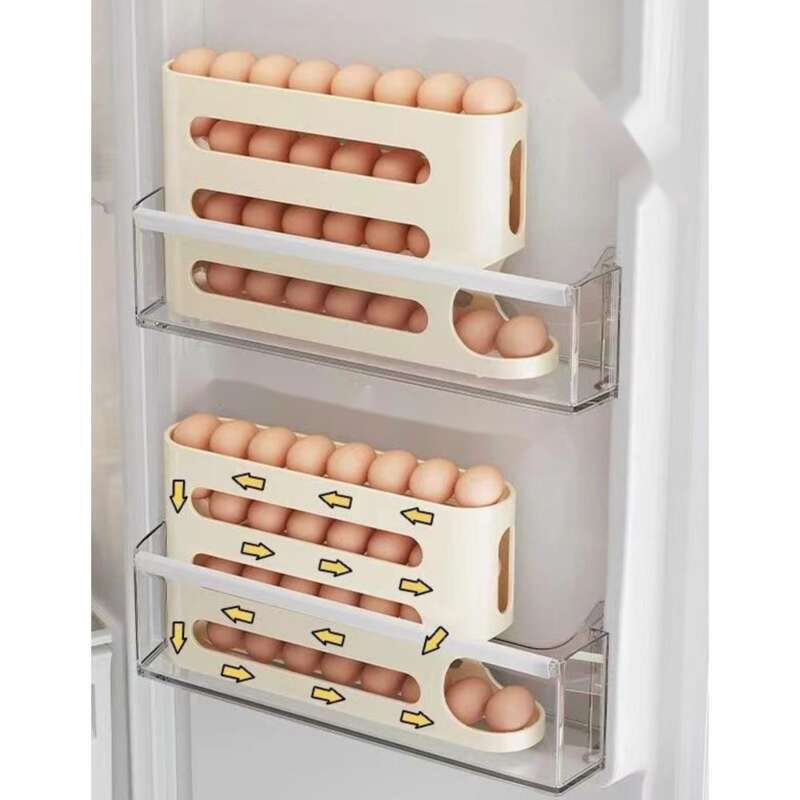 [Pedido de 1000 personas o más en 24 horas] Refrigerador doméstico, almacenamiento de alimentos congelados, caja de almacenamiento de huevos estilo cajón de cocina, automático_voghion.com