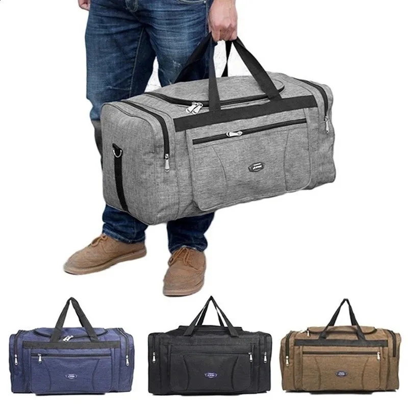 Foldable Duffel Bag Large Capacity Travel Handbag Waterproof_voghion.com