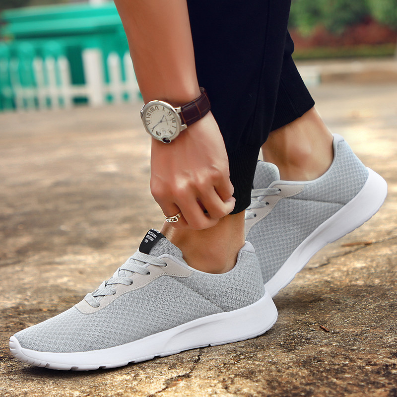 Férfi futócipők, fűzős, férfi sportcipők, könnyű, kényelmes, fürdethető, sétacipők, teniszcipők, férfias, Zapatillas_voghion.com