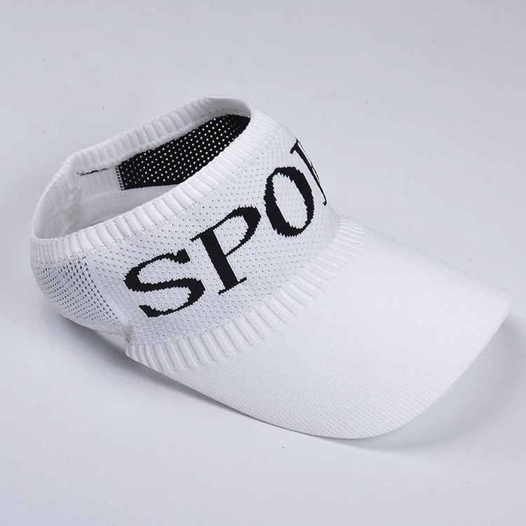 Sports Visor Women's Straw Hat Breathable Sun Hat For Summer_voghion.com