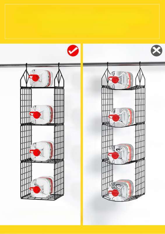【 1161 People's Collection 】 Layered Wardrobe Storage Artifact Dormitory Built-in Shelf Cabinet Partition Hanging_voghion.com