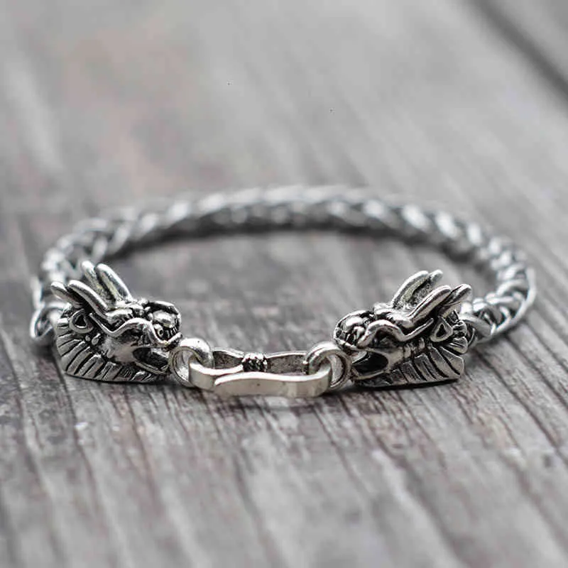 Dodaci Muškarci Keel narukvica Punk Easy Hook K Braclets Muška moda Zmaj Oblik Lotus Buddha Braslet Hip Hop lanac_voghion.com