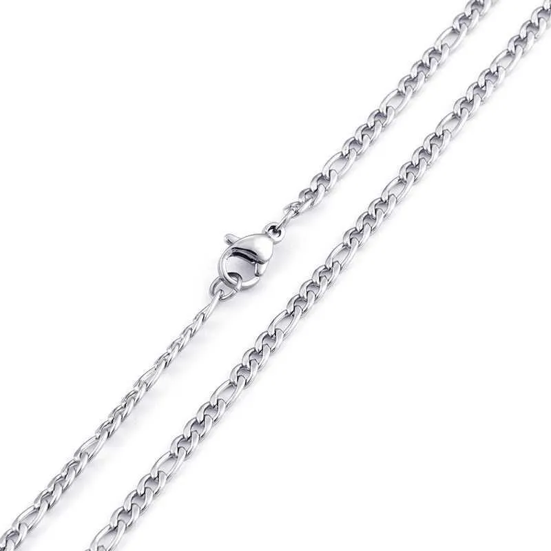 18 Karat Gold Edelstahl Hip Hop Halsketten kubanische Kette für Männer_voghion.com
