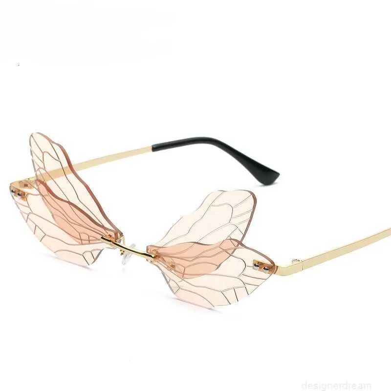 Designer Rimless Sunglasses For Women Double Lens Style_voghion.com