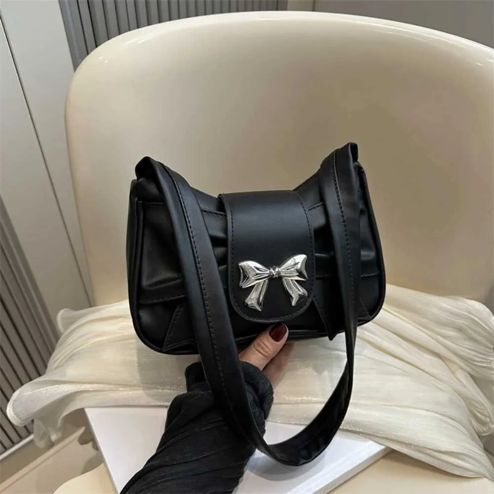 Sac à bandoulière plissé avec nœud coréen pour femme, nouveau sac à main printemps-été 2024, Handba241024_voghion.com