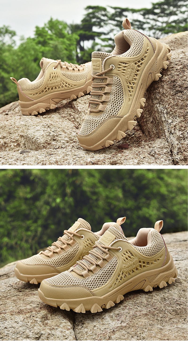 Extra große Größe rutschfeste Wüste Outdoor Wandern Freizeitschuhe Militärstiefel Funktionsschuhe_voghion.com