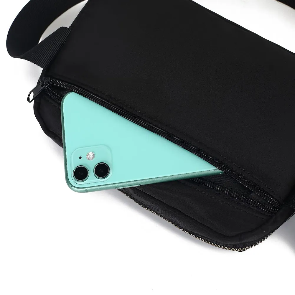 Naylon Messenger Ayarlanabilir Cepli Koşu Çantası Çok İşlevli Aşınmaya Dayanıklı Su Geçirmez Yüksek Kapasiteli Açık Hava Sporları İçin_voghion.com