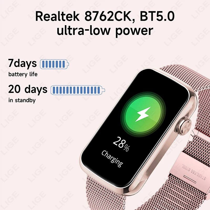 Smartwatch Fitness Tracker Mit Herzfrequenzmessung Und Sportmodus_voghion.com