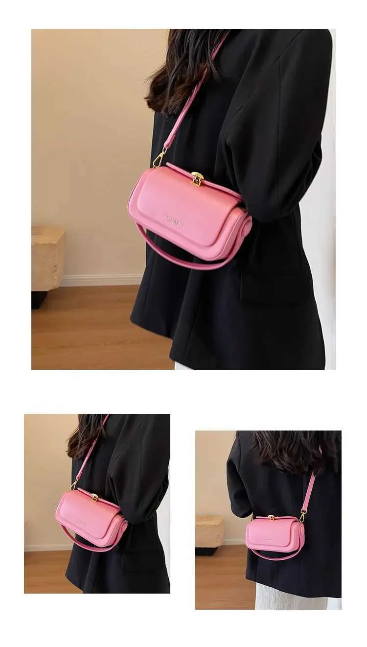 Fashionable and High-end Small Square for Women New Spring/summer Single Shoulder Bag Textured Crossbody Ba241217_voghion.com
