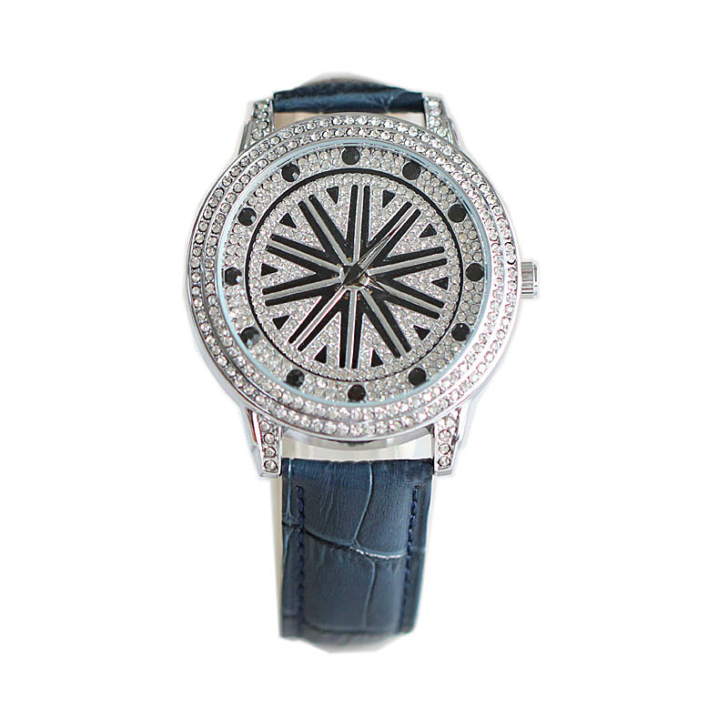 Orologio da donna alla moda, quadrante grande universale, costantemente in funzione, cinturino in vera pelle impermeabile, orologio al quarzo da uomo_voghion.com