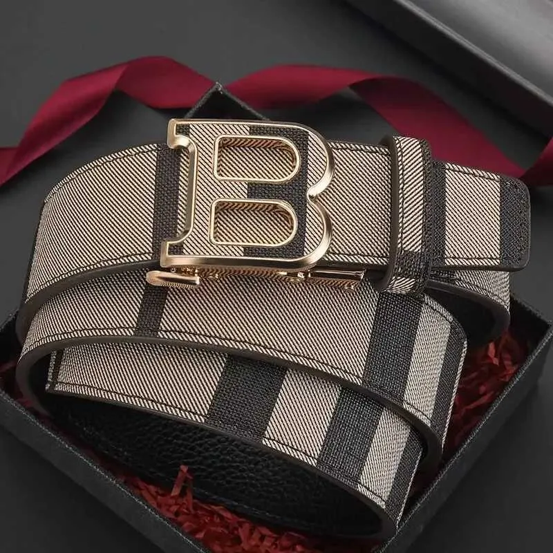 Gürtel Neue High-End-PU Casual Simple Business Letter B Schnalle Gürtel Luxuriöse und modische Herren Lederaccessoires_voghion.com