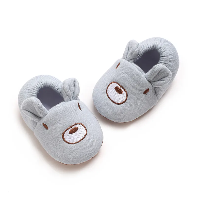 Infant Cartoon Tiere Muster Neugeborenen Socken Littlesprouts Wenig Kleinkind Nicht-slip Krippe Erste Wanderer Winter Baby_voghion.com