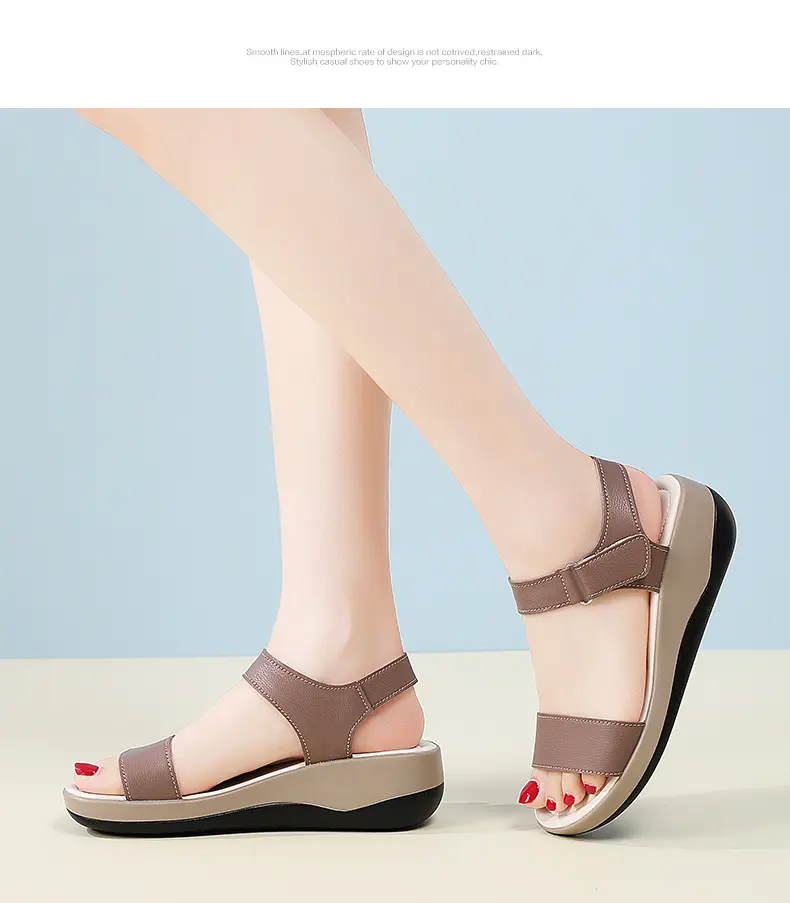 Sommerliche neue Plateau-Sandalen für Damen – lässig, vielseitig und perfekt für Strand und Freizeit_voghion.com