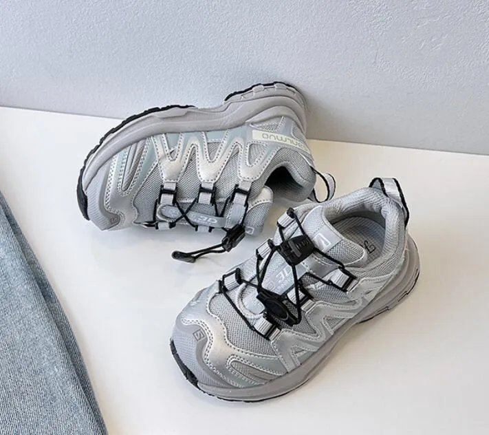 Childrens soft boys breathable non slip running girls fashionable and casual clumsy sports shoes 240627_voghion.com