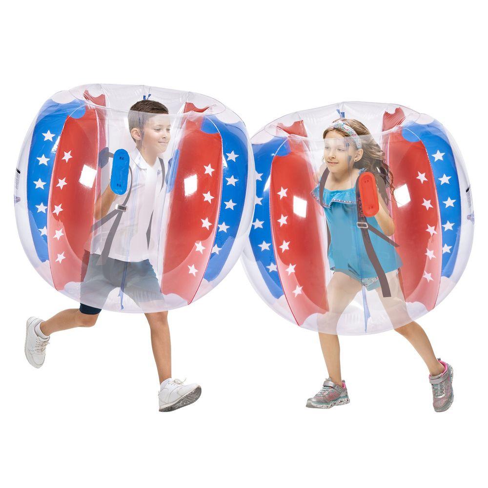 VEVOR Inflatable Bumper Balls 2-Pack 4FT/1.2M PVC Sumo Zorb Balls For Kid & Teen_voghion.com