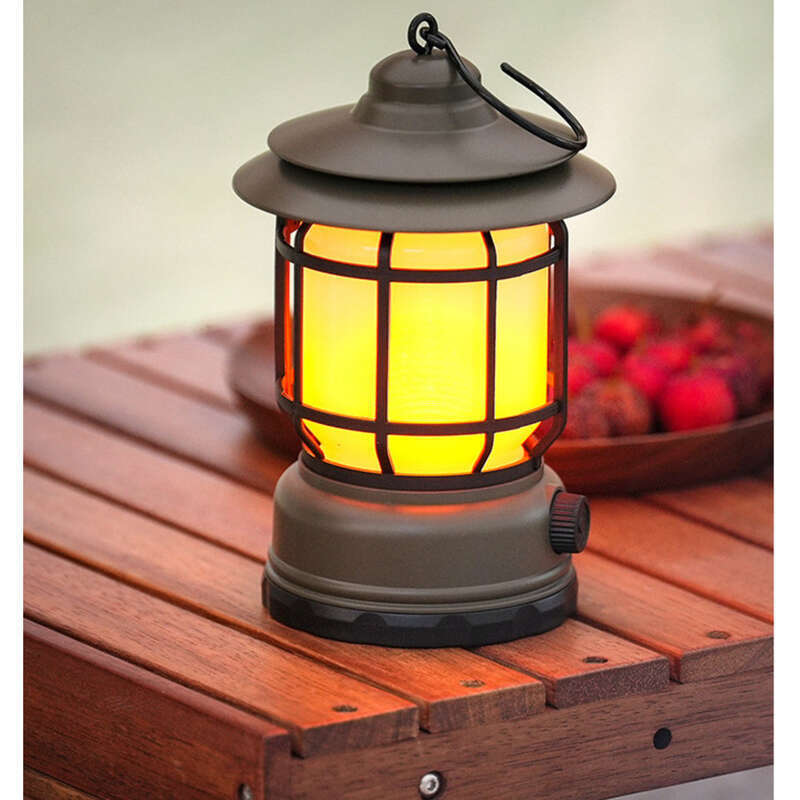 Atmosphäre Flamme Camping Lichter Zelt Pferd Laternen Outdoor Lade Laterne Geschenk_voghion.com