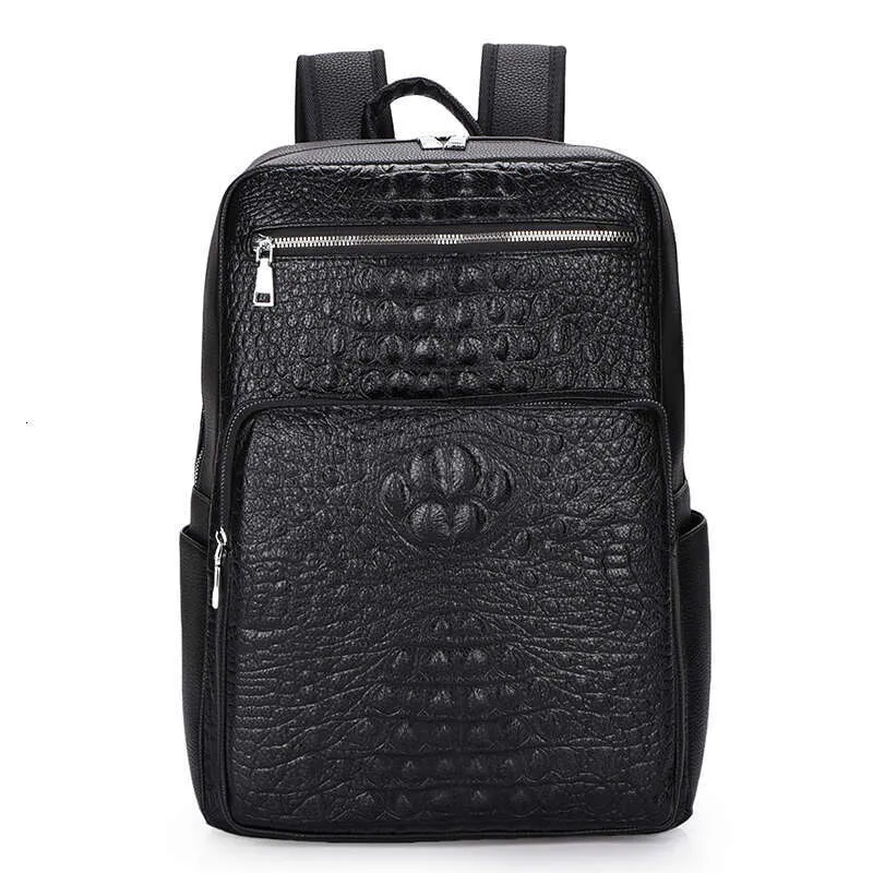 Großer Leder Reise Rucksack Für Damen Und Herren Mit Vielen Fächern_voghion.com