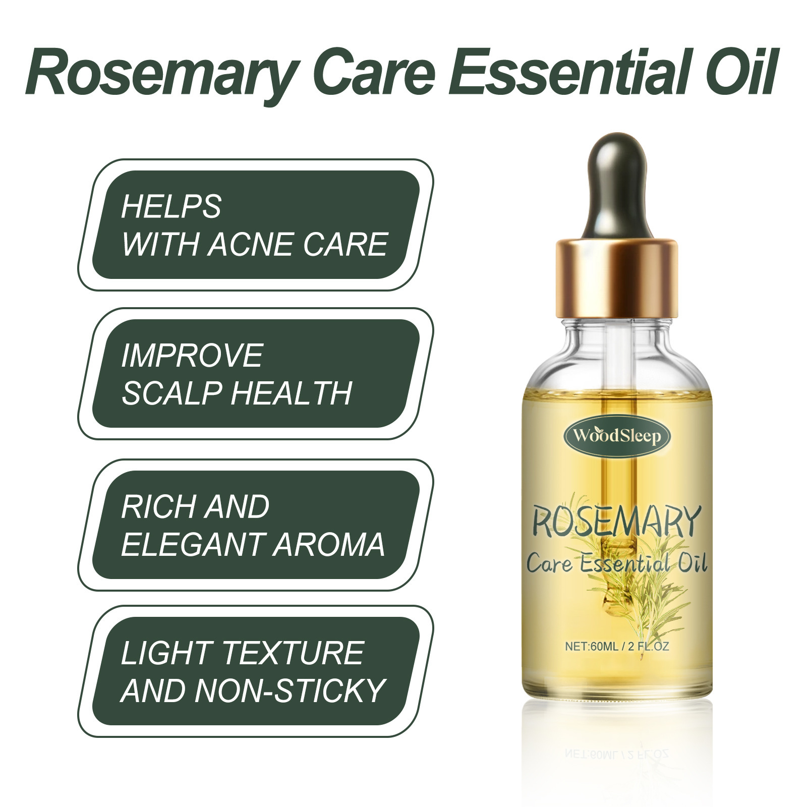 WoodSleep rozmaring masszázs esszenciális arcápoló pattanásjavító, hidratáló, hidratáló és simító bőrápoló olaj_voghion.com