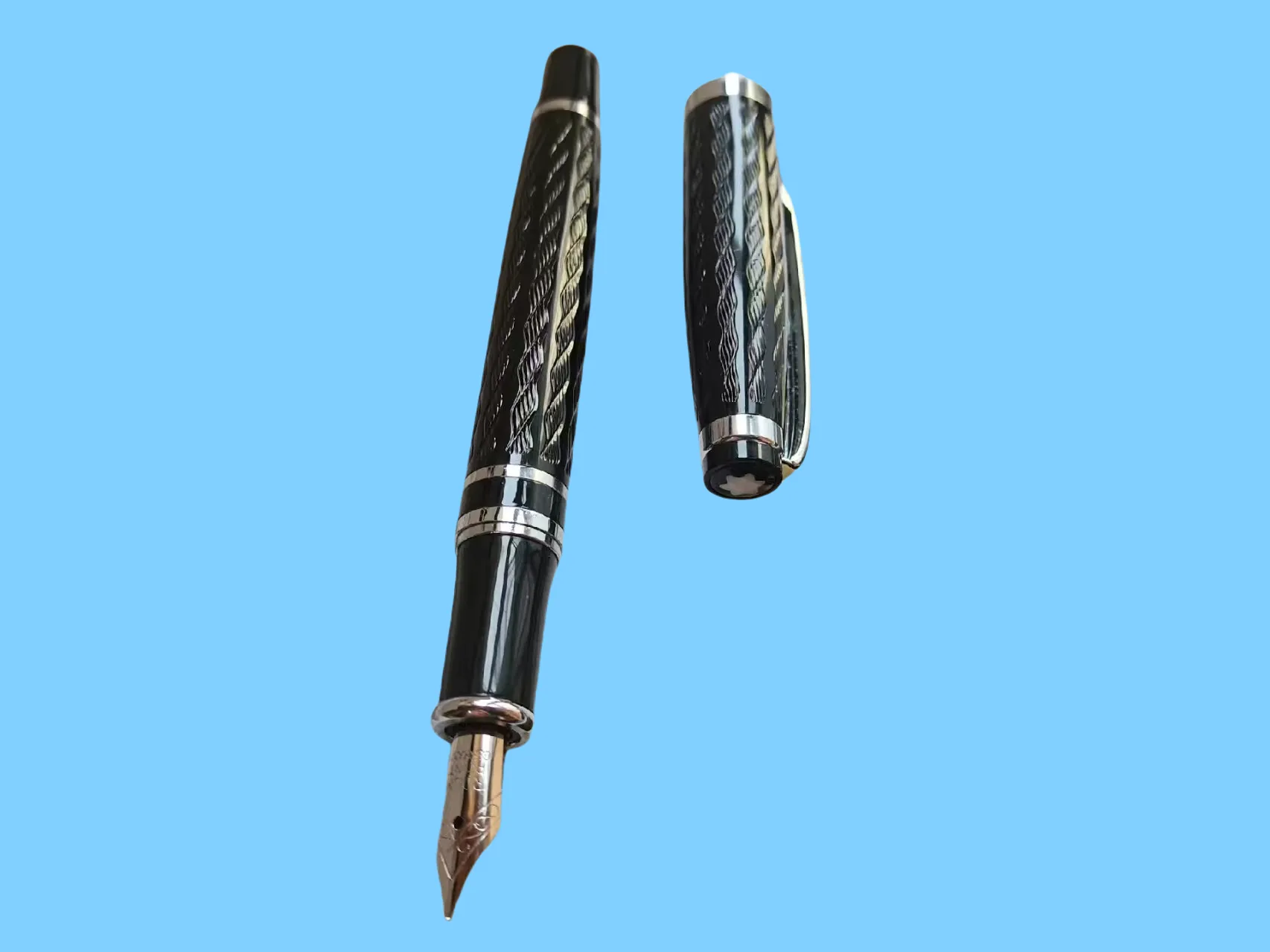 Hochwertiger silberner Auto-Kugelschreiber, Geschäfts- und Büromaterial, modisch, zum Schreiben, Nachfüllen von Stiften für Geburtstagsgeschenke, Tintenroller, Kugelschreiber, Füllfederhalter_voghion.com