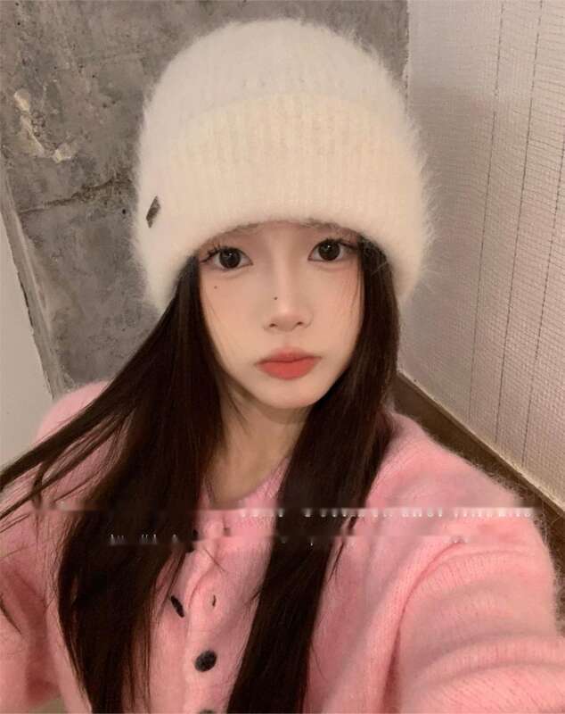 Knocking Atmosphere~High Quality Alpaca Wool Autumn And Winter Big Head Circumference Versatile Pile Cold Warm Ear_voghion.com