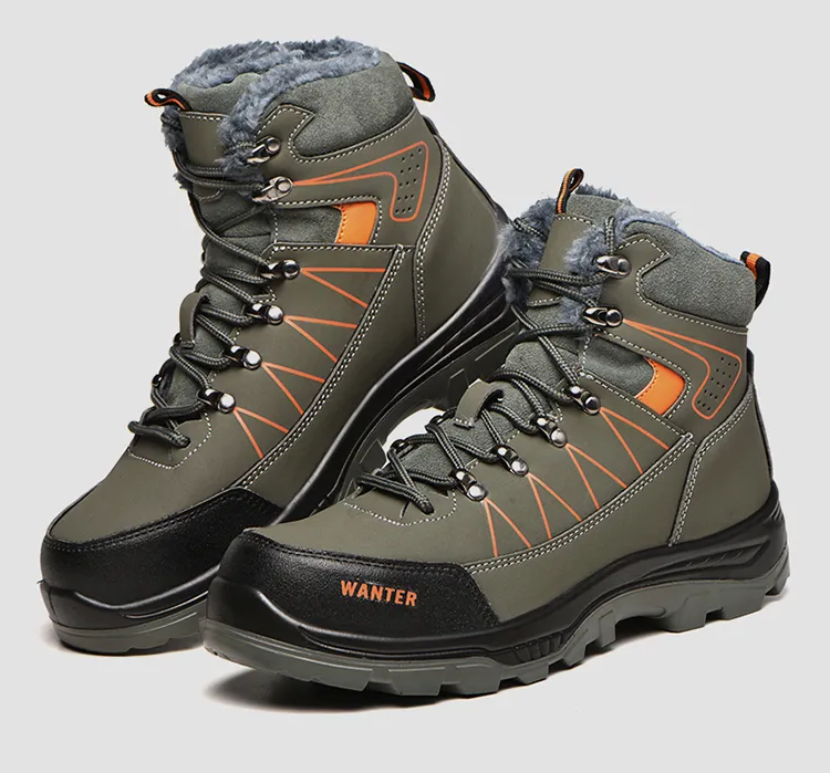 Herrenstiefel, leicht, bequem, Sicherheitsschuhe mit Stahlkappe, Arbeitsschuhe, Herren, unzerstörbare Sicherheitsschuhe_voghion.com