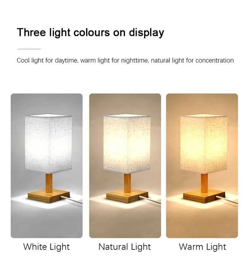 Chinese-Style USB Table Lamp - Dimmable Fabric Shade_voghion.com