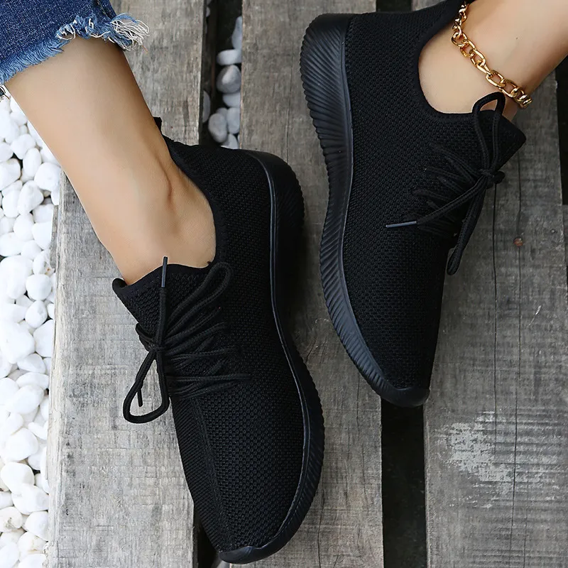 Women's Breathable Walking Shoes Non-slip Comfortable Trainers_voghion.com