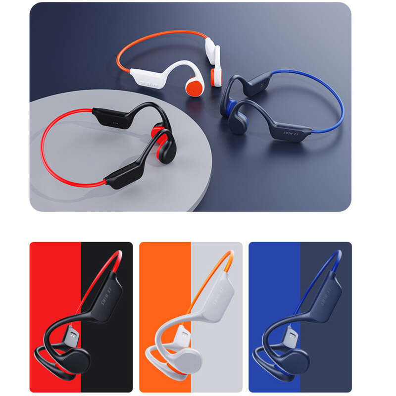 Plavecká sluchátka s pamětí 32 g pro poslech hudby, dlouhá výdrž baterie, sportovní kostní vedení, bezdrátové Bluetooth_voghion.com