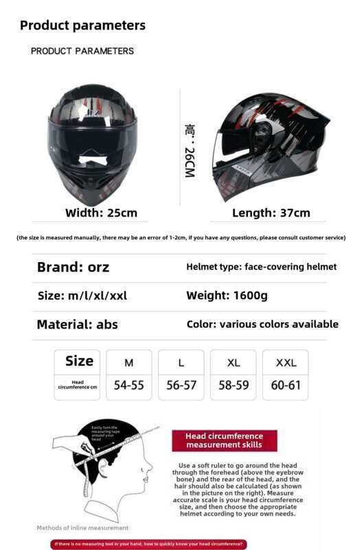 Orz Motorrad-Integralhelm mit offenem Gesicht, Tail Wing Knight, Bluetooth-Motorrad, personalisierbar für den Winter für Männer und Frauen_voghion.com