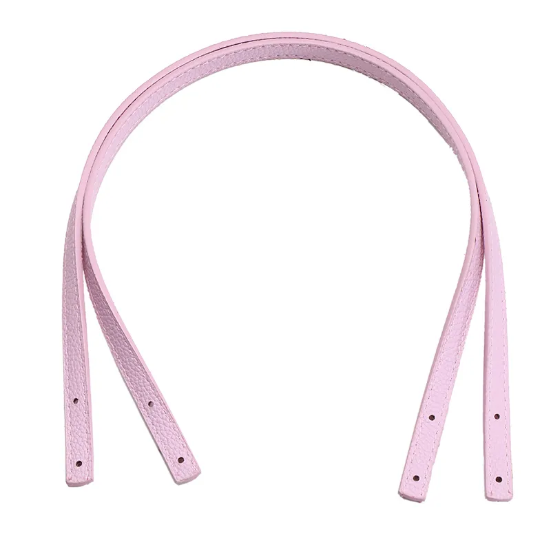 2 stücke Abnehmbare PU Leder Gürtel Litschi Muster Handtasche Band Schulter Gurt Geschenk Box Griff DIY Tasche Zubehör_voghion.com