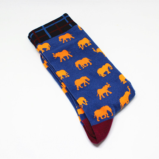 Cartoon Source Multi-pattern Men's Mid-calf Trendy Personality Cotton Socks, Spring New Style_voghion.com