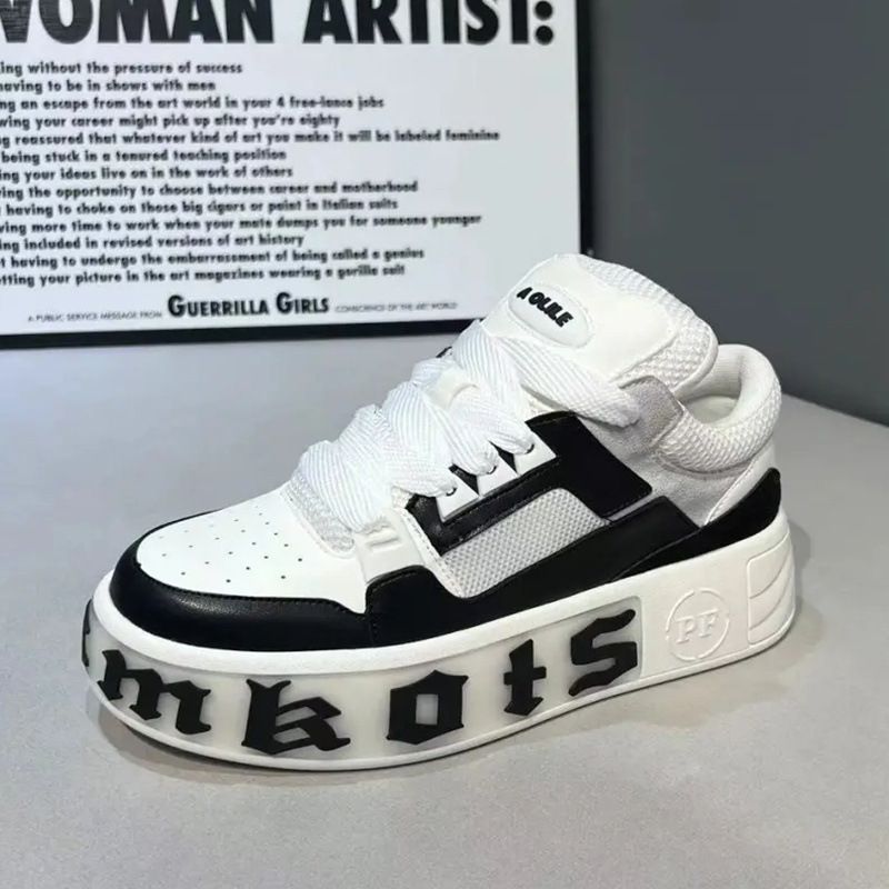 Personalized Fashion Comfortable Casual Campus Student Thick Soles Increase Board Shoes Male_voghion.com