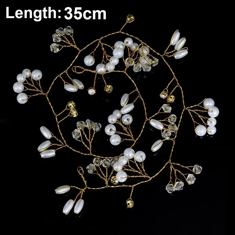 Clips Barrettes Crystal Pearl Hairpin Vine Tiaras Head Piece Comb Headband Hairpins Hairbands Accessories Wedding Bridal_voghion.com