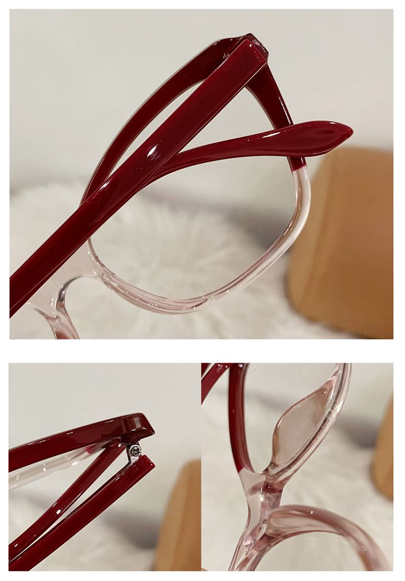 Ochelari de soare unisex la modă, cu lentile plate, anti-albastru, cu schimbare de culoare și ramă subțire, tip ochi de pisică_voghion.com