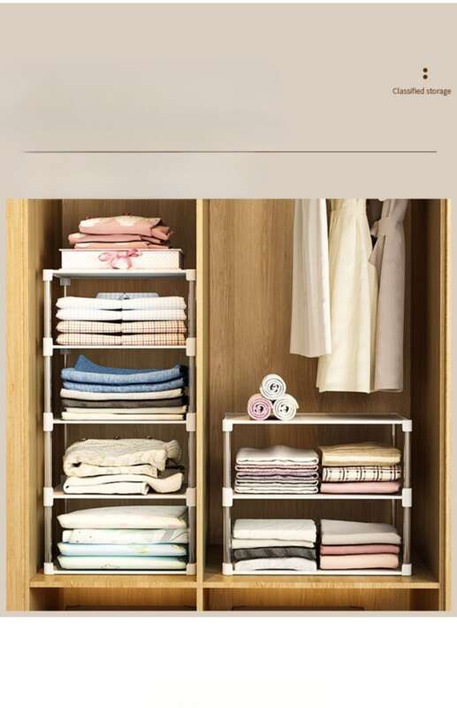 【 31000 Positive Reviews 】 Storage Rack, Layered Movable Universal Shelf, Dormitory Storage Wardrobe Partition, Clothing_voghion.com