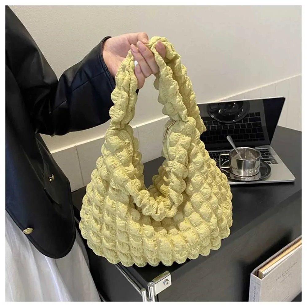 Borsa a tracolla plissettata bubble per donna grande capienza_voghion.com