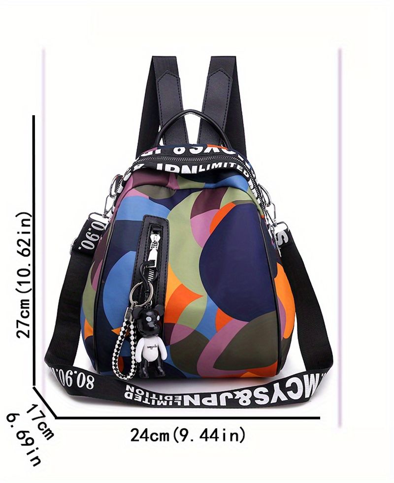 Modischer Rsack aus Oxford-Stoff, Schultasche großem Fassungsvermögen, lässige Unisex-Reisetasche mit modischem_voghion.com